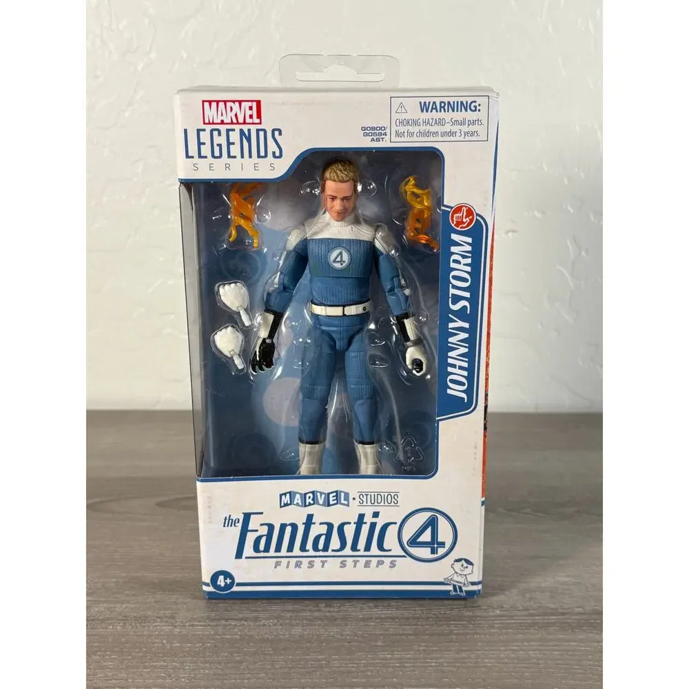 Marvel Legends Fantastic 4 First Steps Johnny Storm Action‎ Figure- New in Box